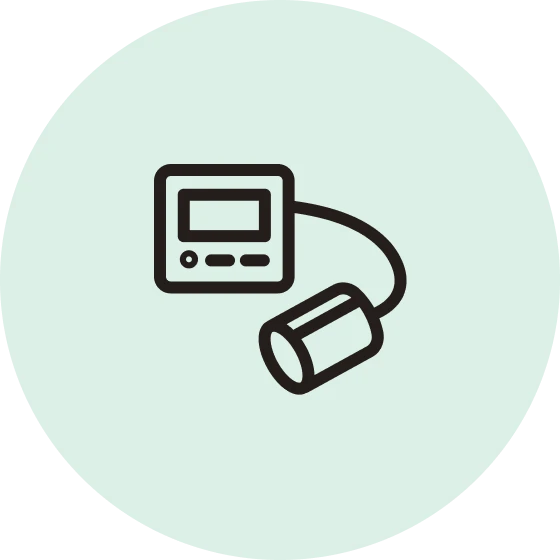 体重測定、血圧測定